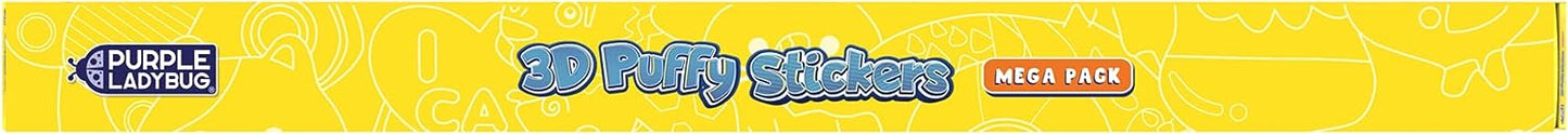 3D Puffy Stickers - 80 Sheet Mega Pack