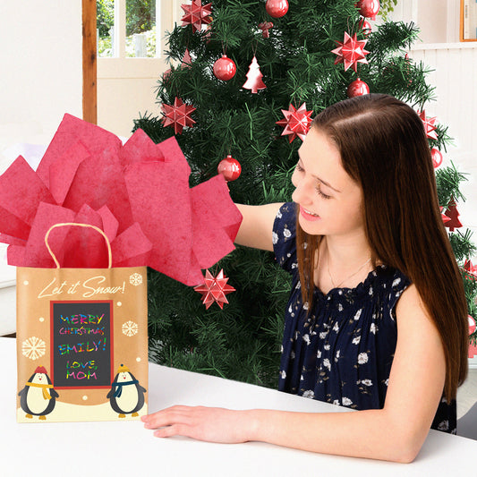 FREE Printable: Santa Maze & Coloring Page "🎁 EASY Kid-Friendly Gift Wrapping (HINT: Kraft Paper is KEY!) 🎁 "