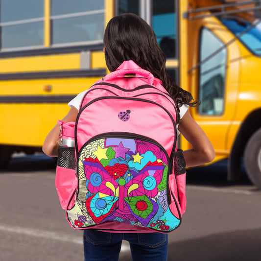 FREE Printable: Back-to-School Activity Sheets "What’s in (and on) your kid’s BACKPACK?!? - Get your school year off to a happy, healthy start! "