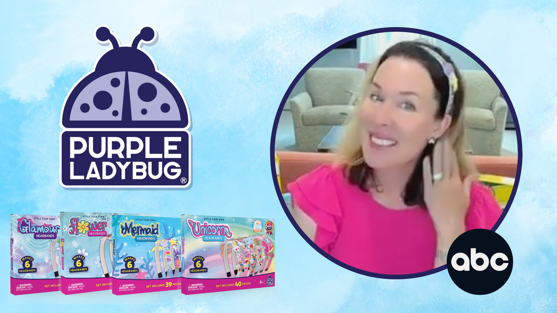 Toy Insider on ABC Phoenix featuring Purple Ladybug's Headband Making Kit