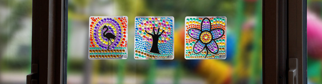 Stained Glass Bird Suncatchers