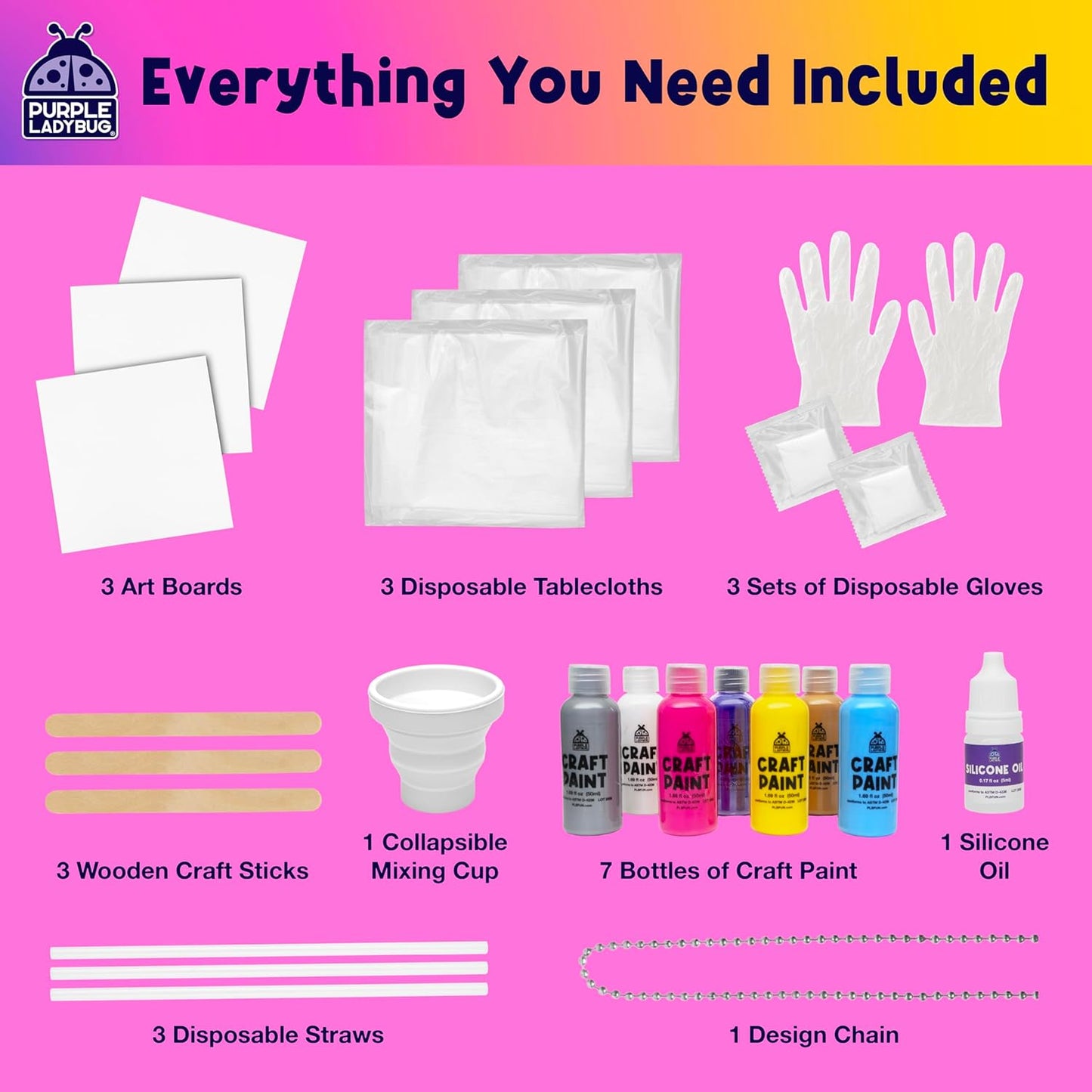 Paint Pouring DIY Art Kit - Stellar Swizle