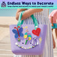 Decorate Your Own Beach Tote Bag - Tropical Fun