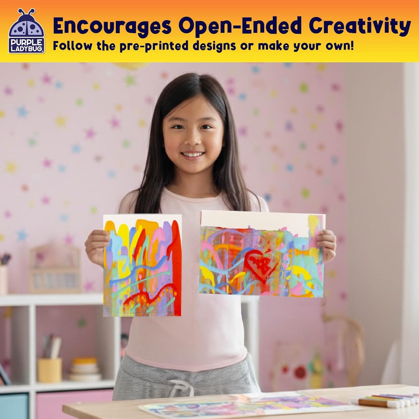 Squeegee Art Craft Set - Animals