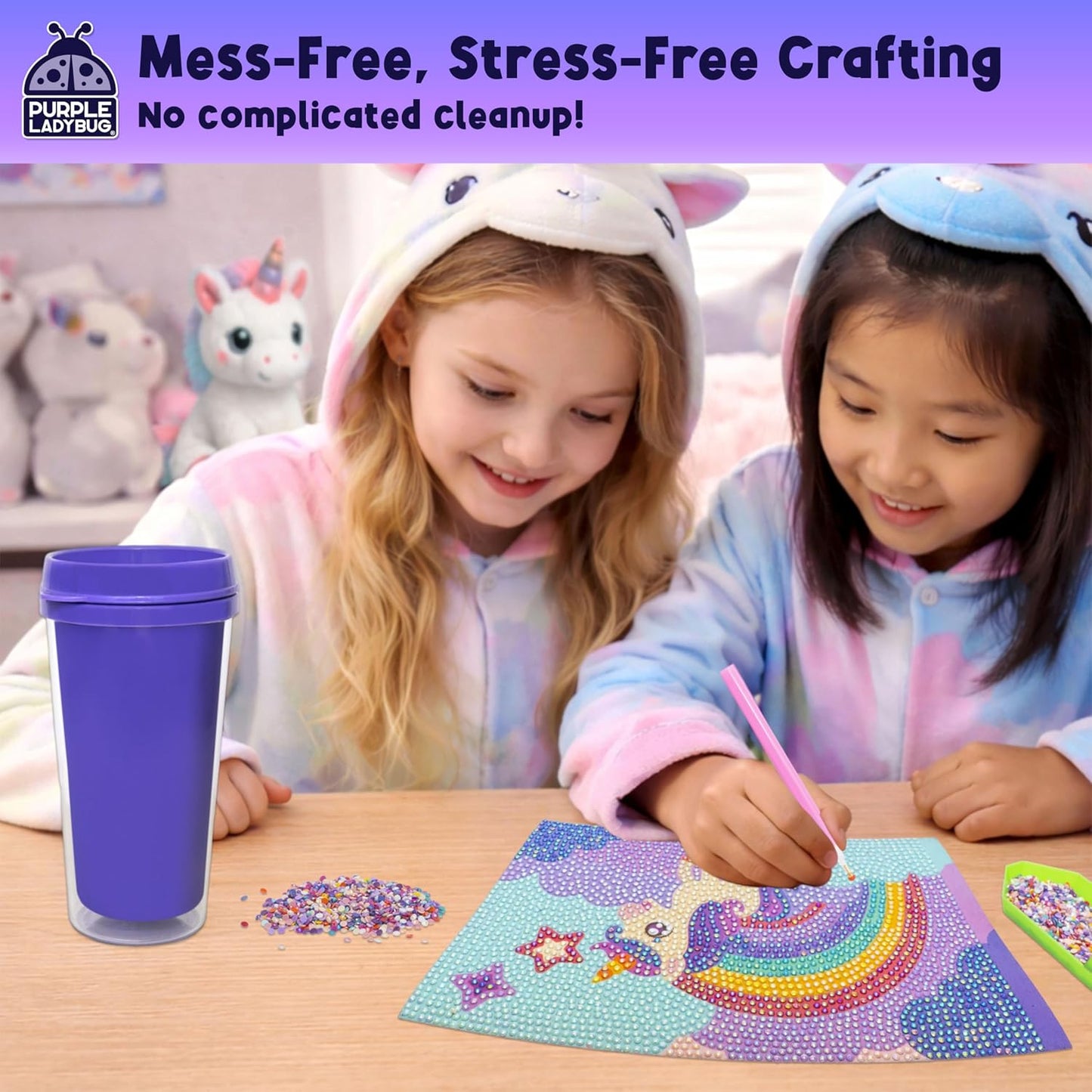 DIY Unicorn Diamond Art Cup