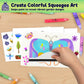 Squeegee Art Craft Set - Blooms & Bugs
