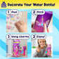 Unicorn Glitter Gemstone Water Bottle