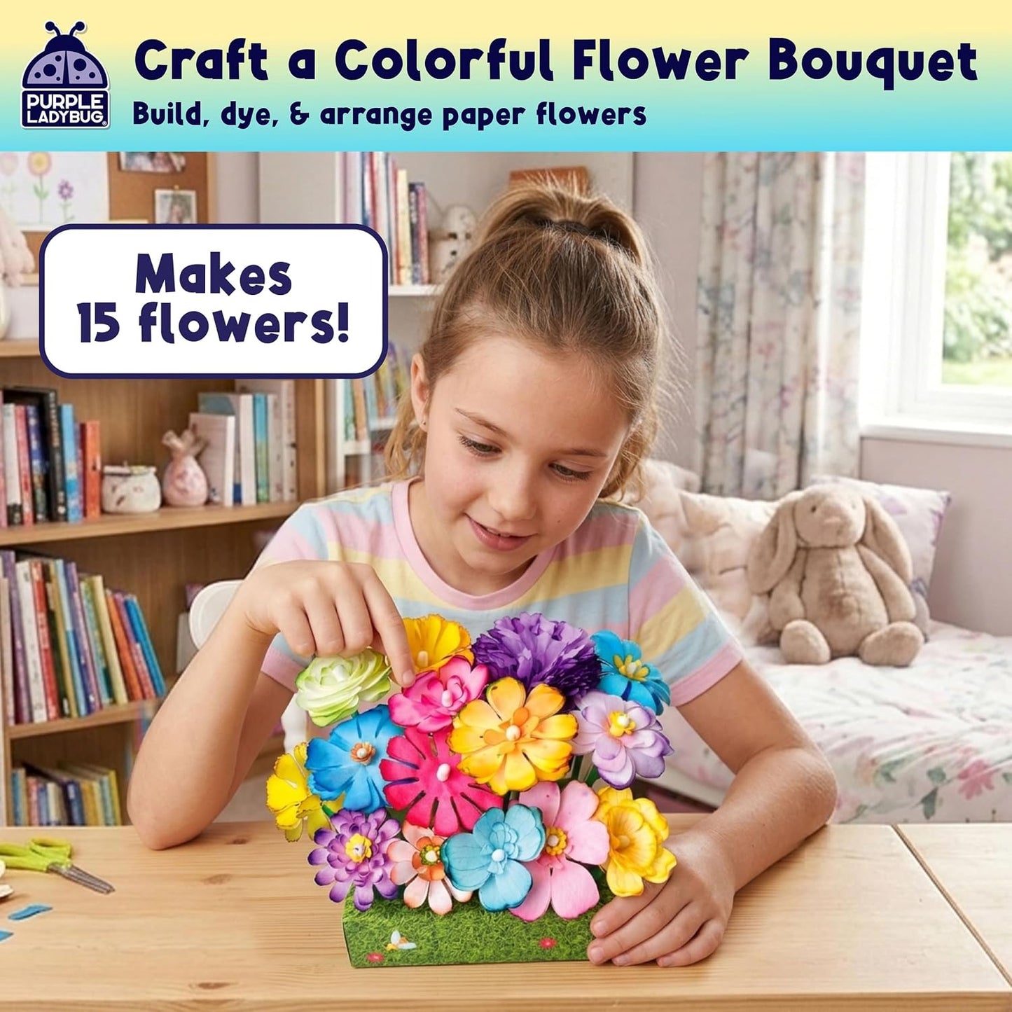 DIY Flower Bouquet Dye Lab