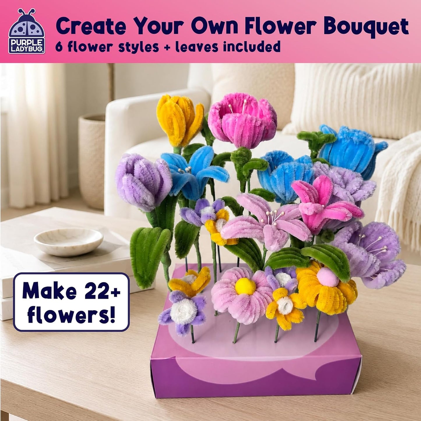 DIY Pipe Cleaners  Flower Bouquet