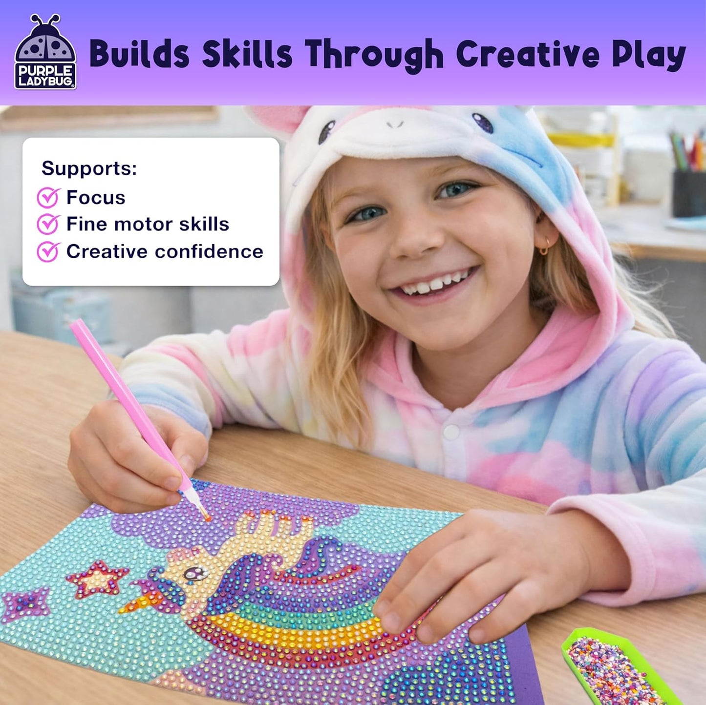 DIY Unicorn Diamond Art Cup