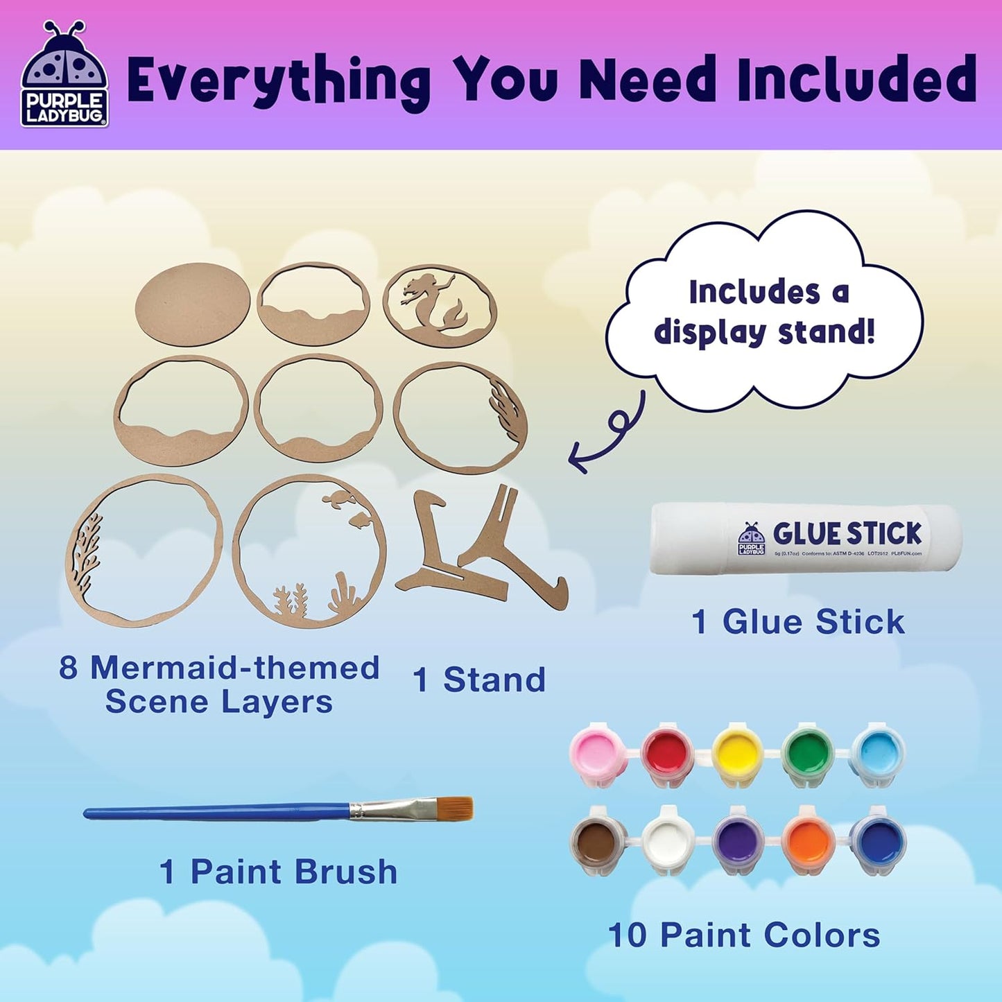 Mermaid 3D Painting Kit