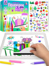 Squeegee Art Craft Set - Blooms & Bugs