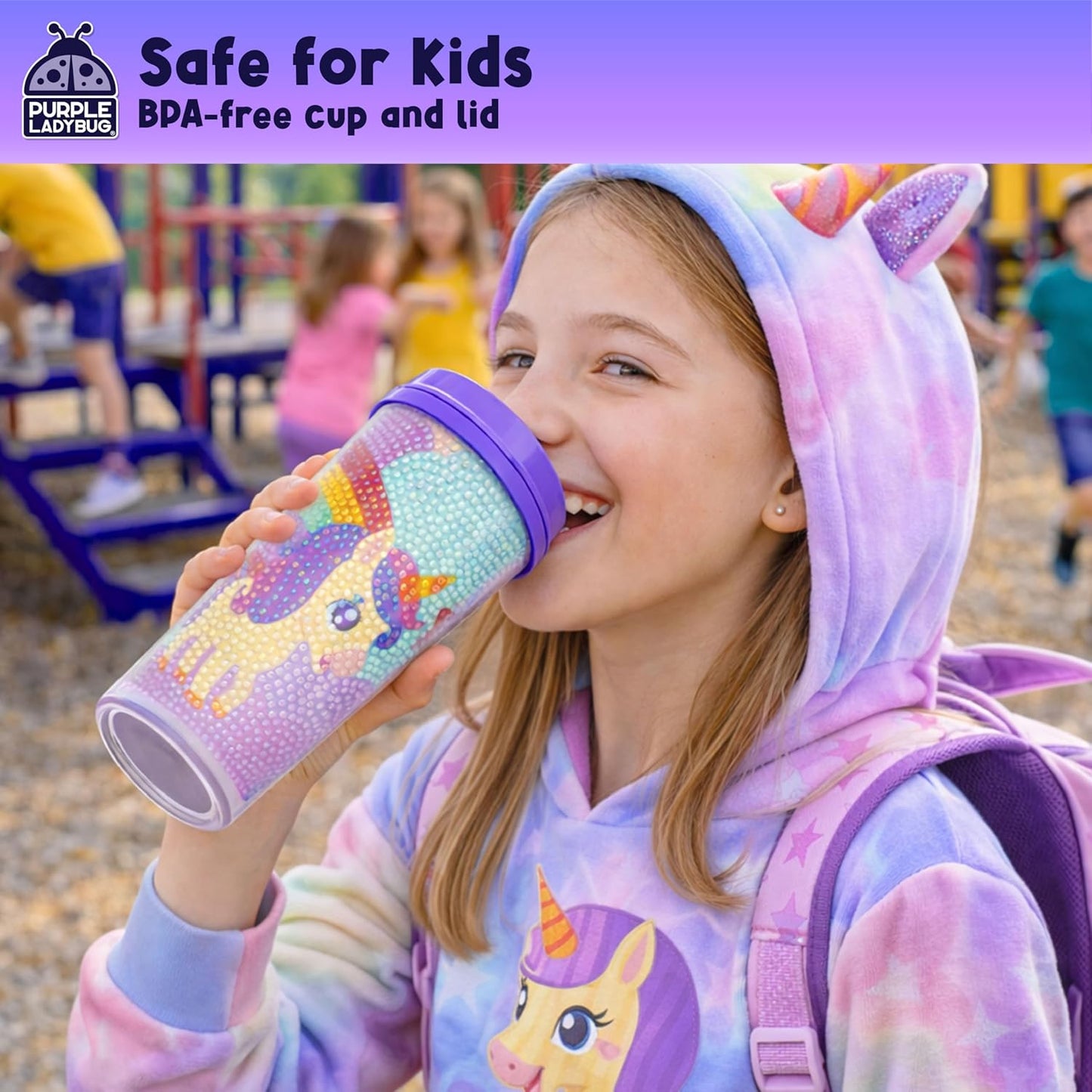 DIY Unicorn Diamond Art Cup