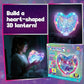 PRISMIC 3D Puzzle Lantern - TABLE TOP HEART