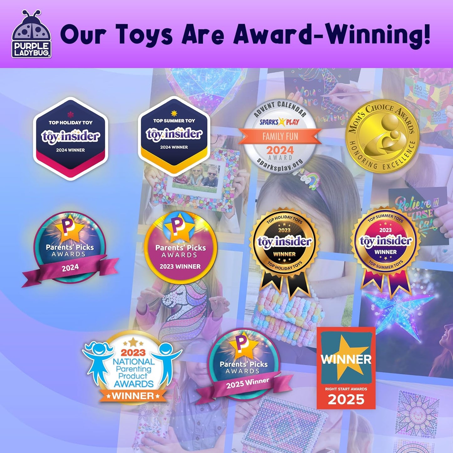 Paint Pouring DIY Clock Kit - Stardust Sorbet