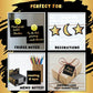 Scratchy Scratch Mini Notes: Gold