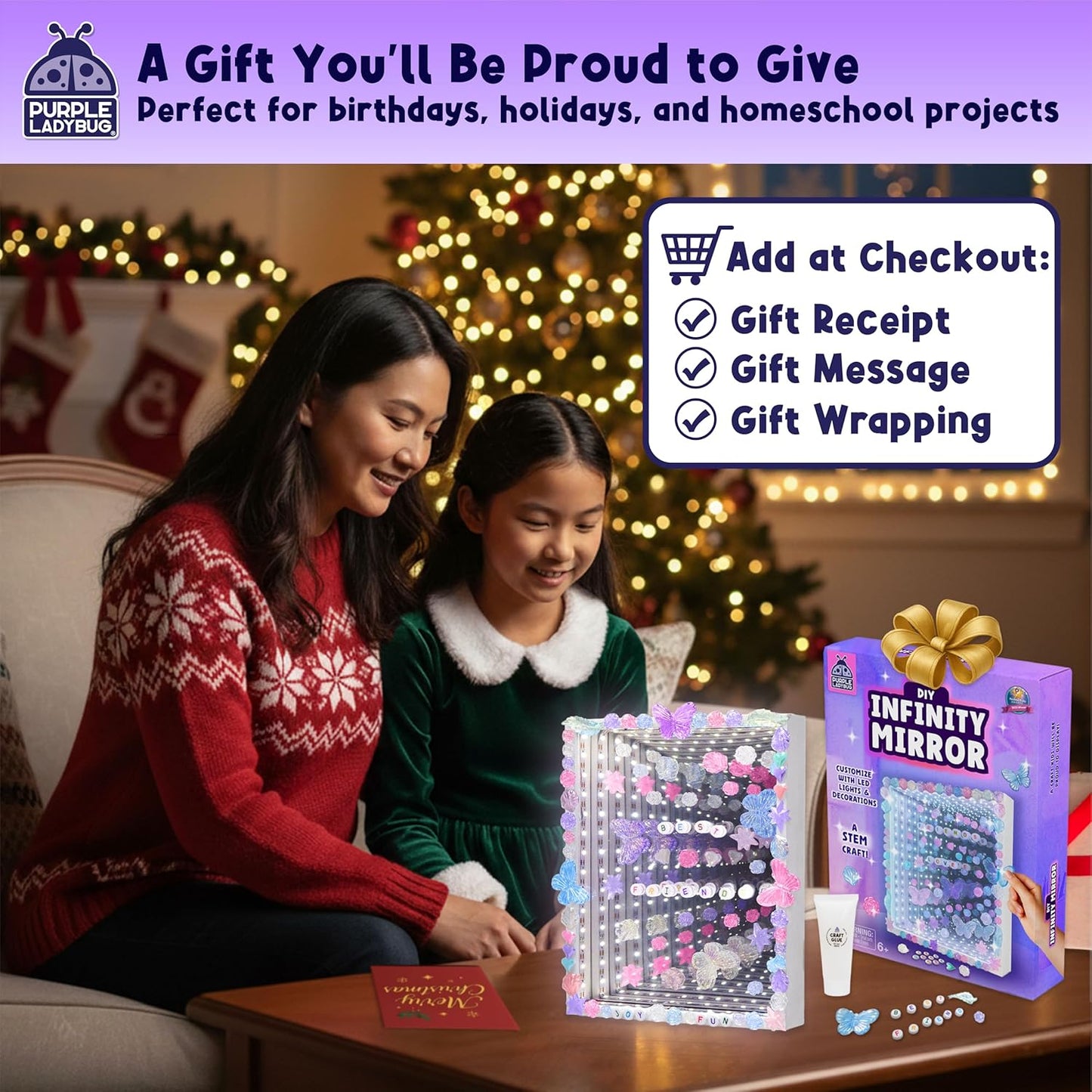 Customizable LED Infinity Mirror Kit