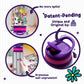 Purple Sticker Water Bottle